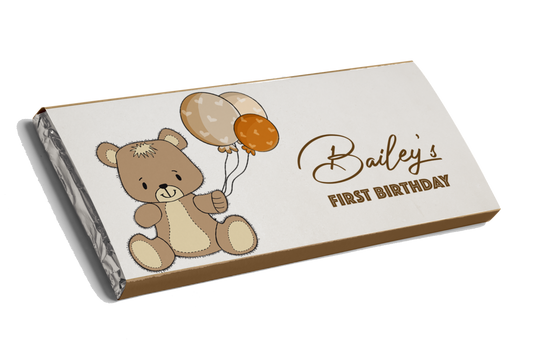 Teddy Bear Chocolate Bar