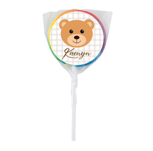 Teddy Bear Picnic Lollipops -12pk