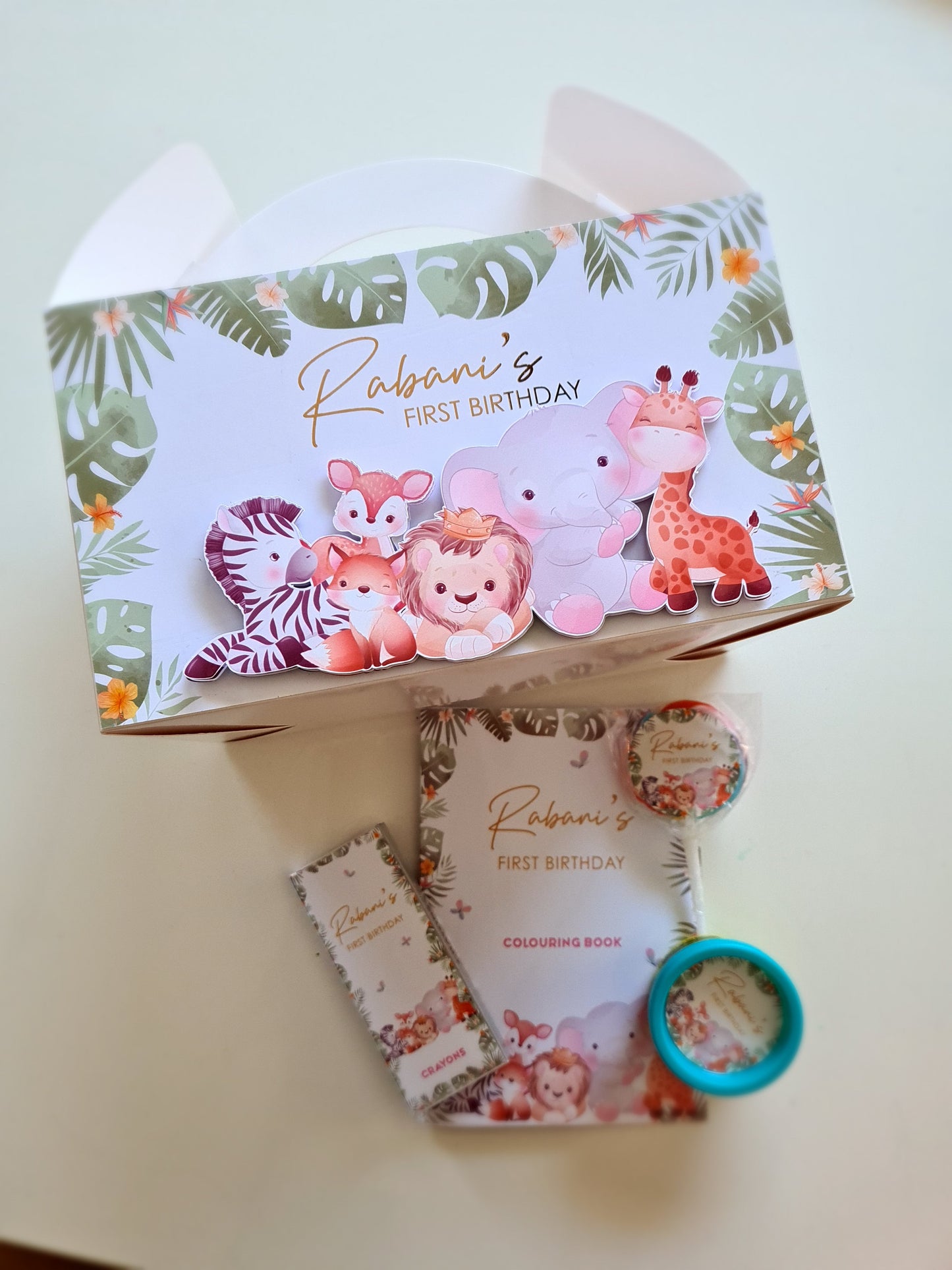 Jungle Animals Party Box