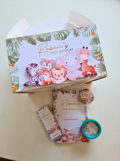 Jungle Animals Party Box