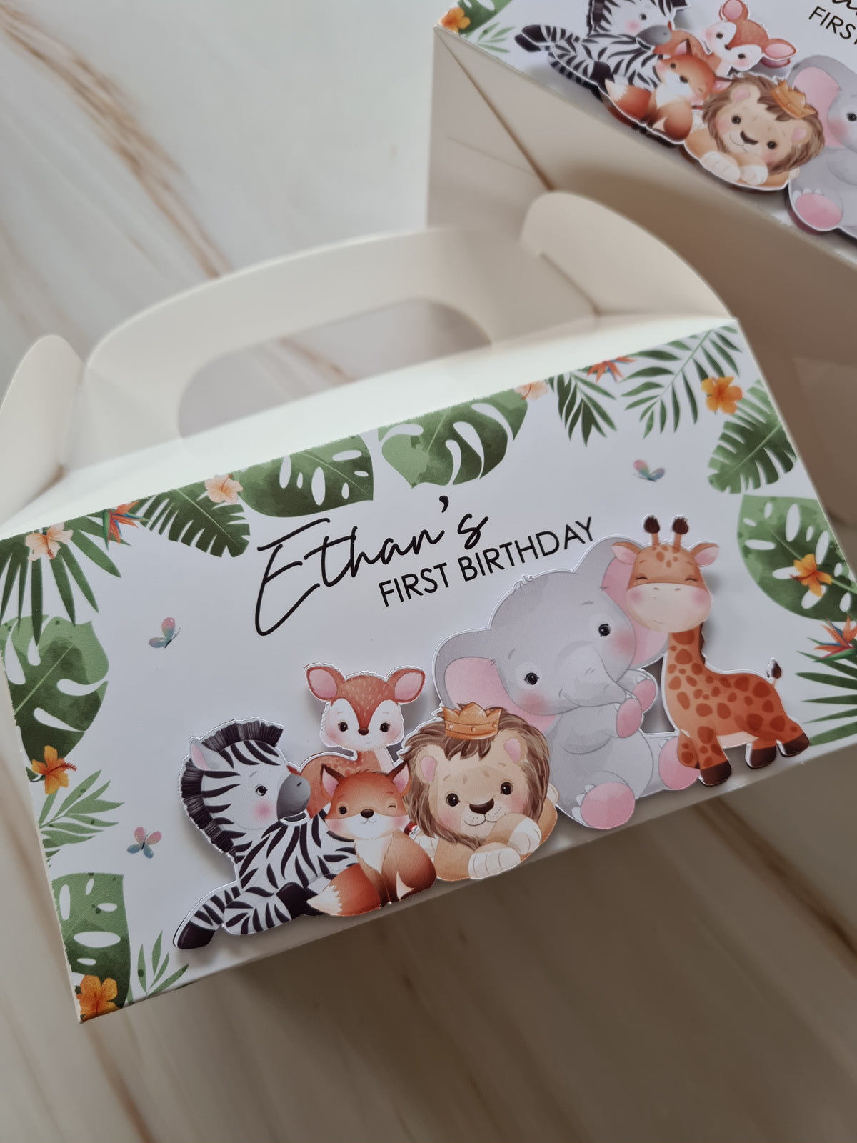 Jungle Animals Party Box