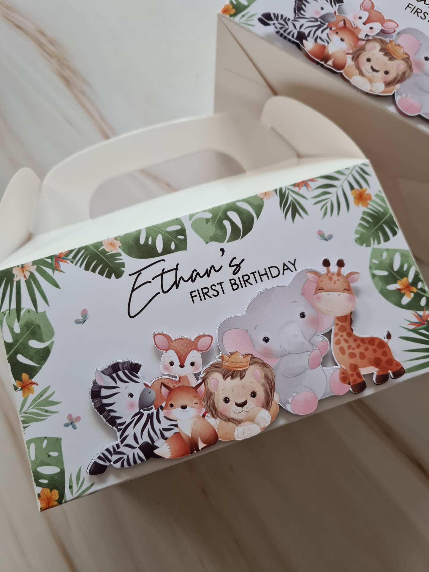 Jungle Animals Party Box