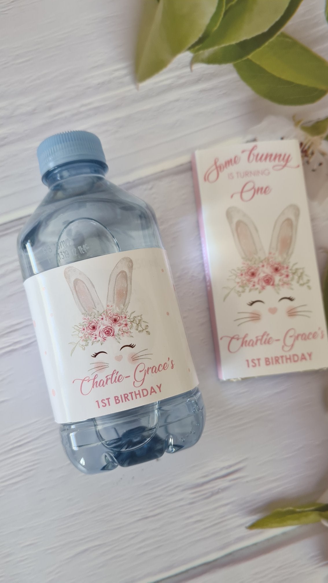 Some Bunny is One Bottle Labels (12pk)