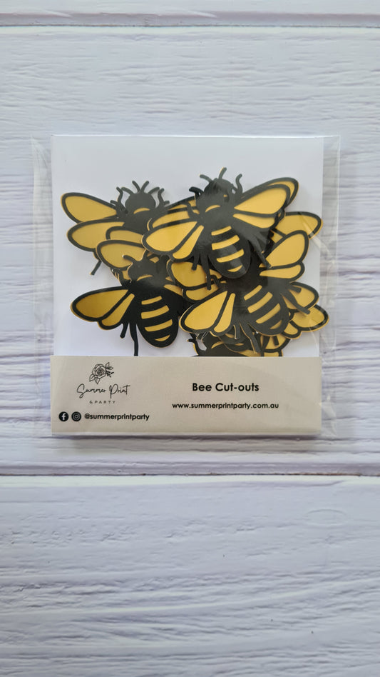 Mini Bees Cut Outs (12pk)