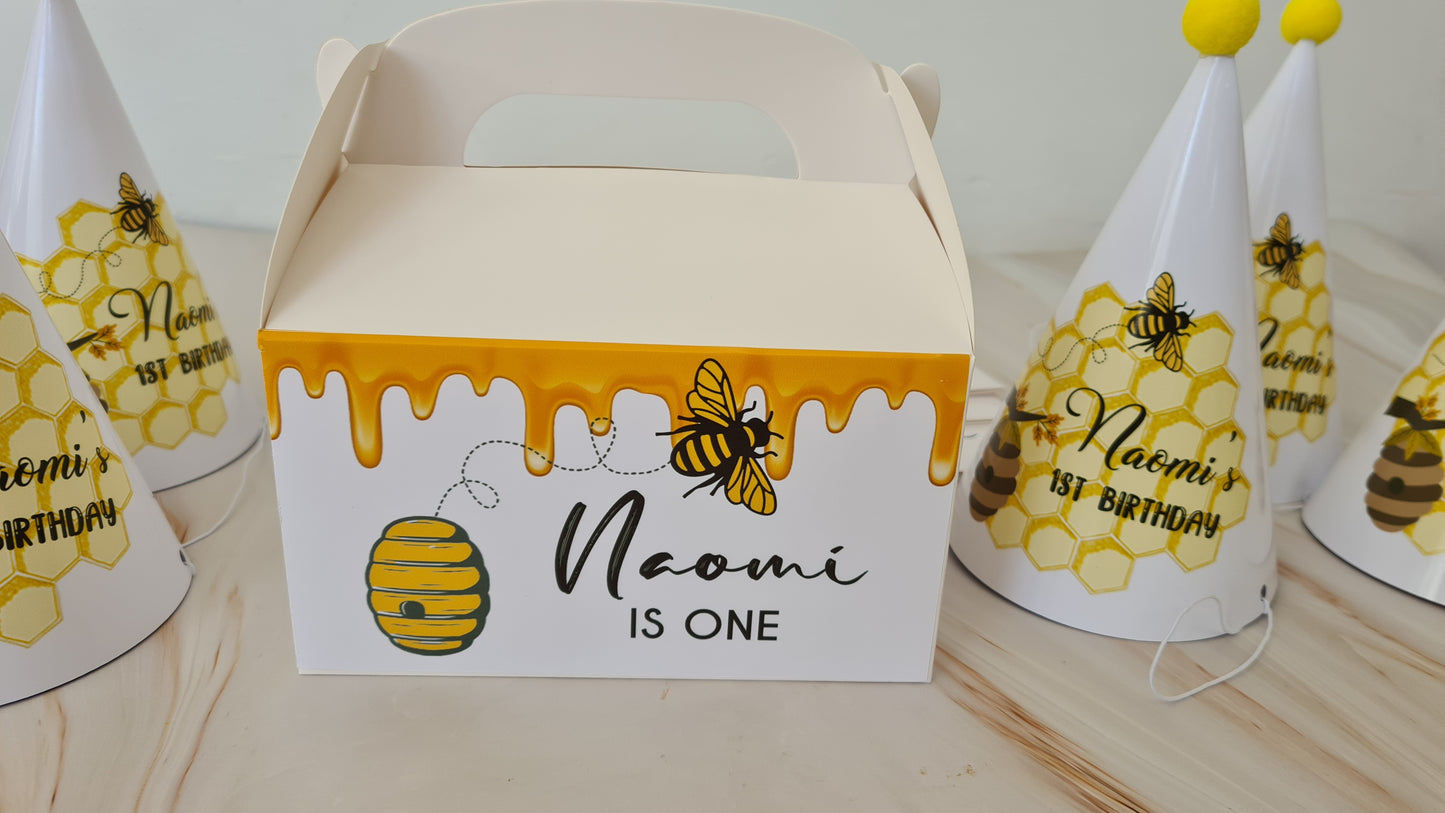 Bumble Bee Theme Party Box