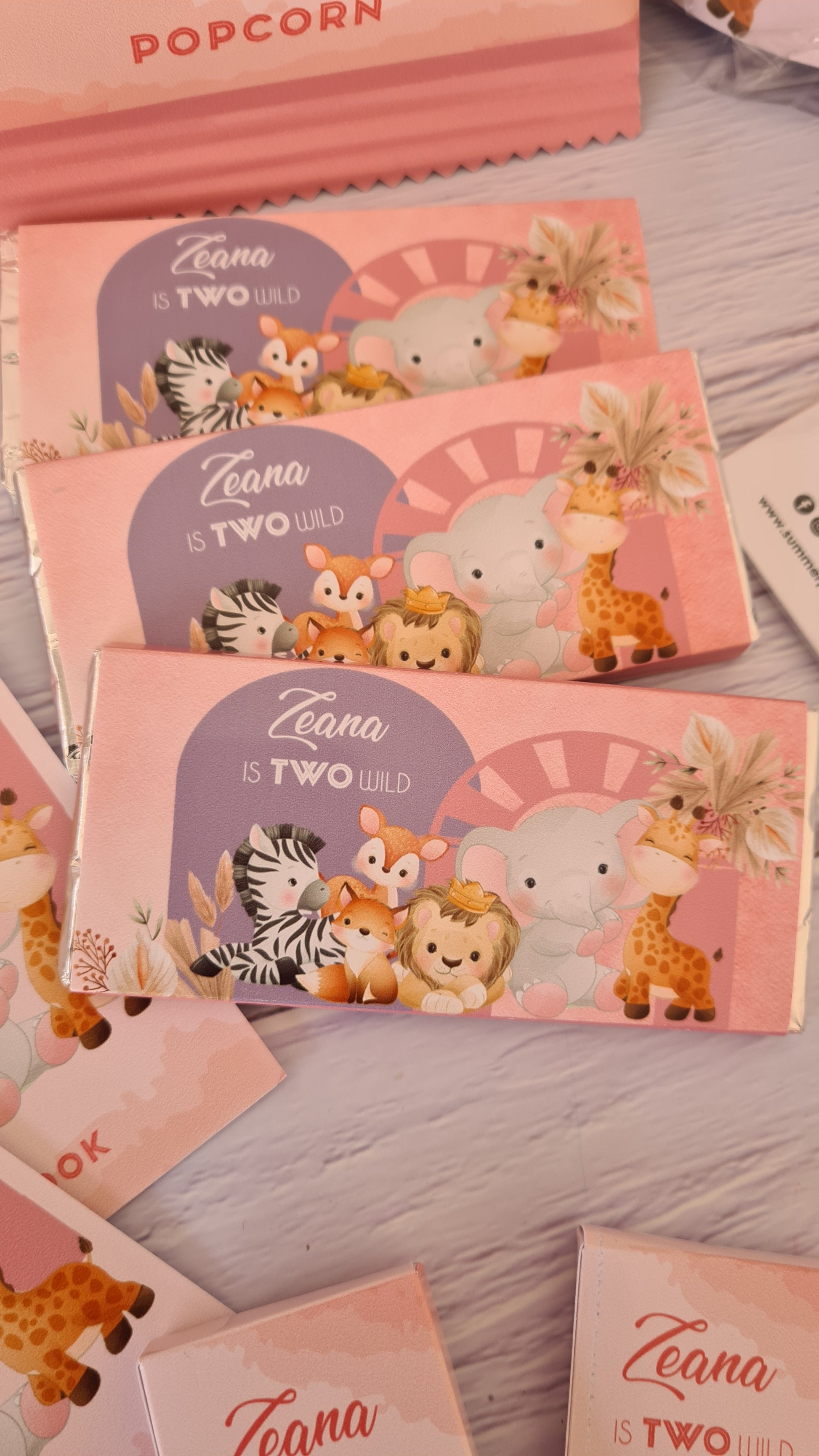 Boho Jungle Animals Party Box