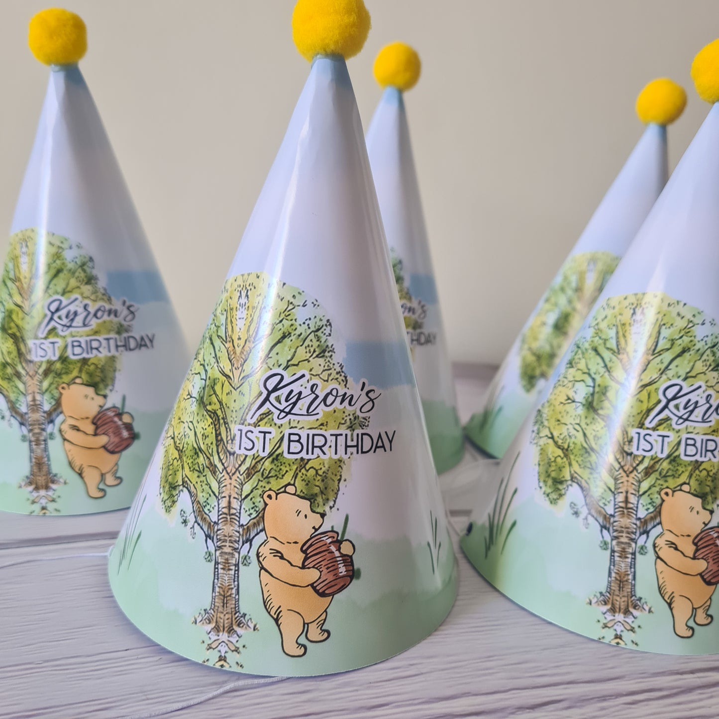 Winnie the Pooh Classic Birthday Party Hat