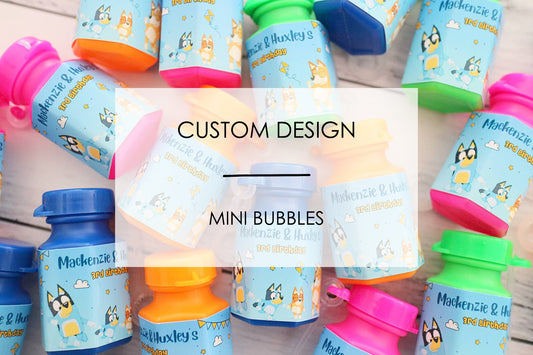 Personalised Mini Bubbles