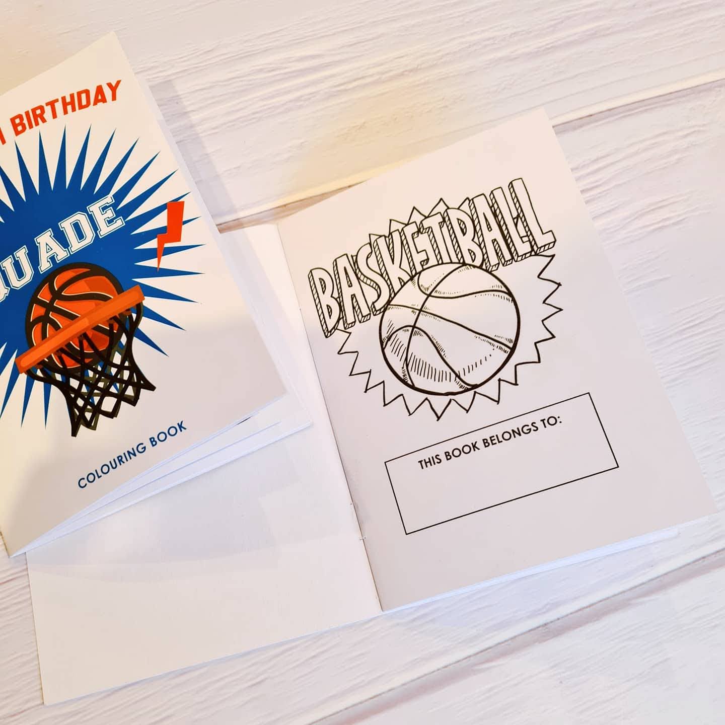Basketball Coloring Book