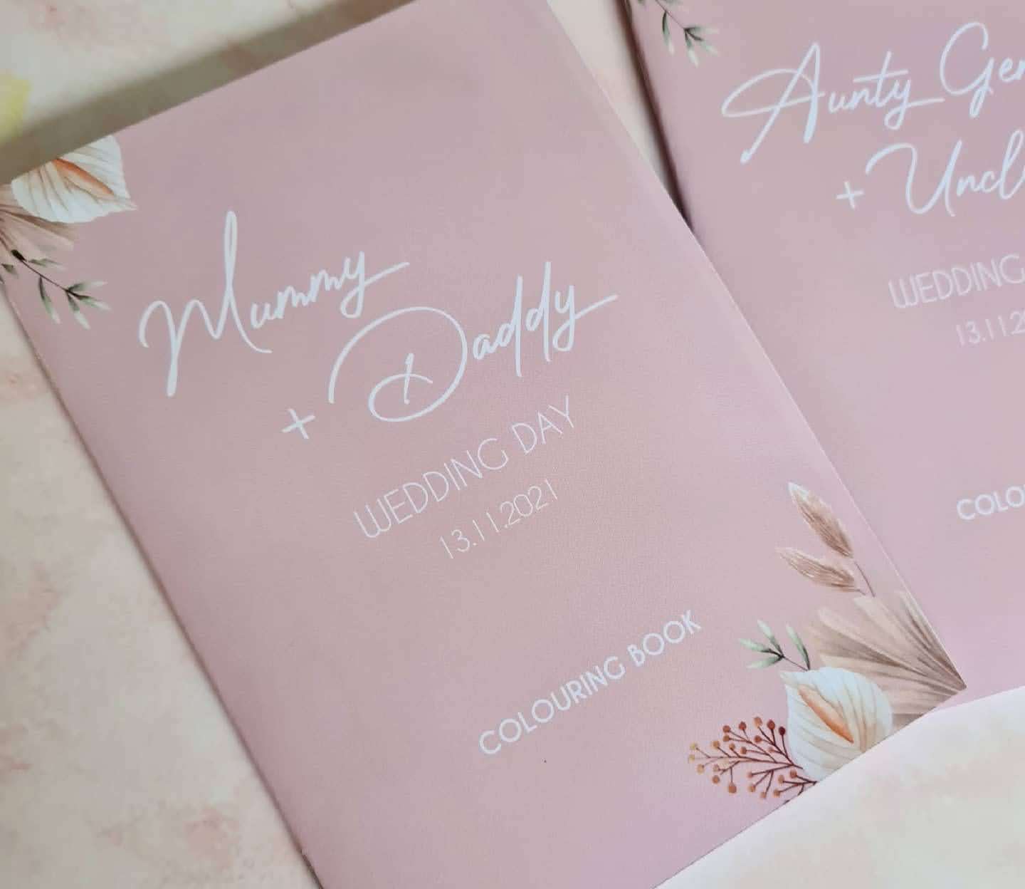 Dusty Pink Colouring Book
