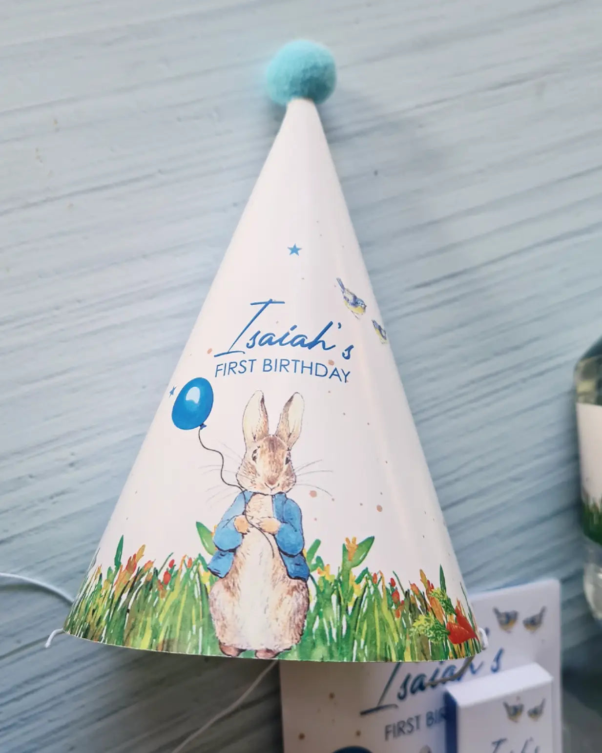 Peter Rabbit Party Hat – Summer Print & Party
