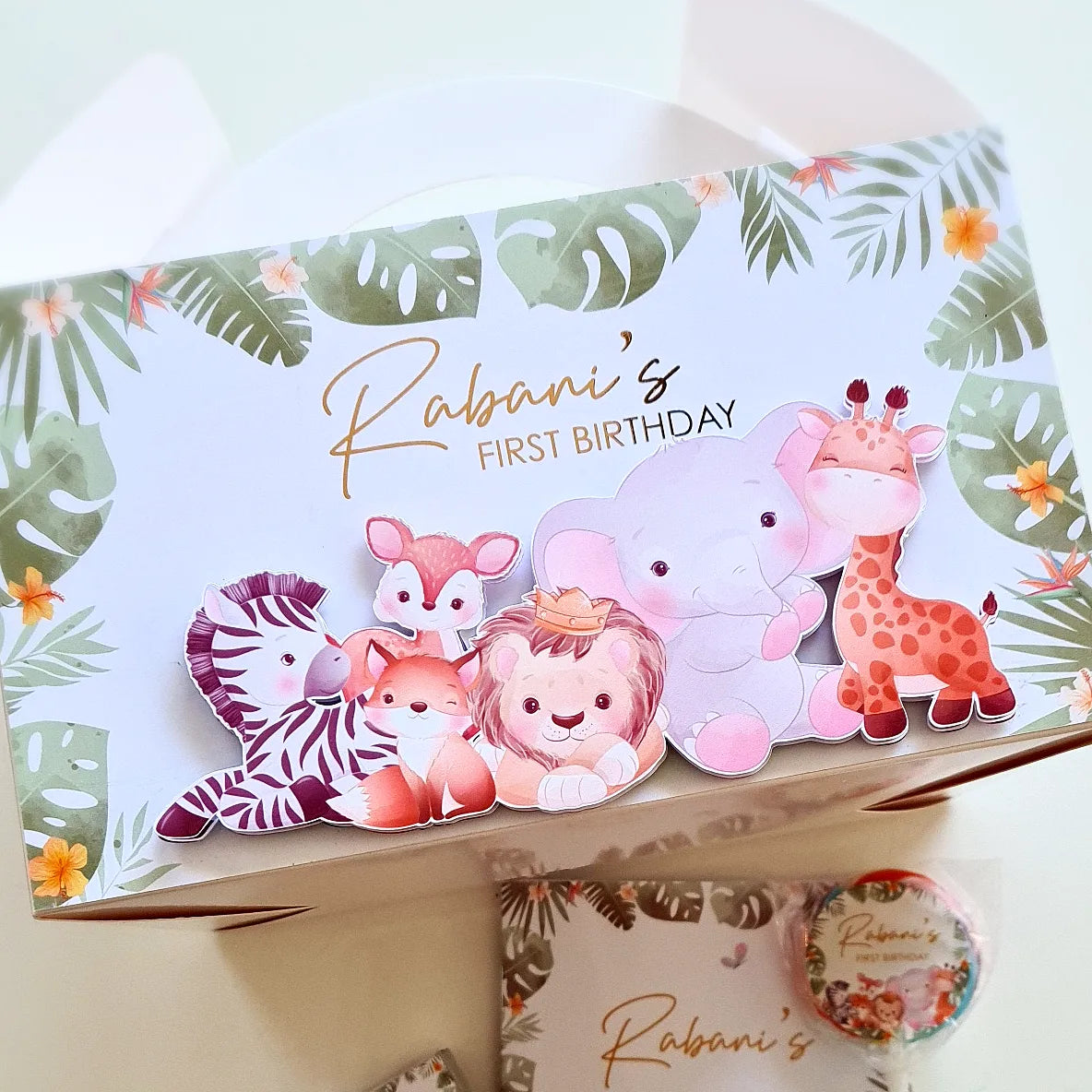 Jungle Animals Party Box