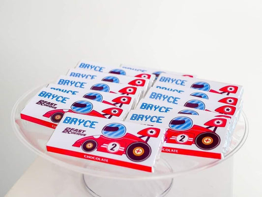 Racing Car Chocolate Bar