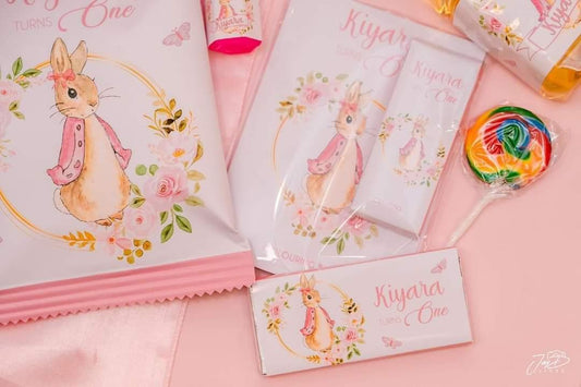 Pink Peter Rabbit Chocolate Bar