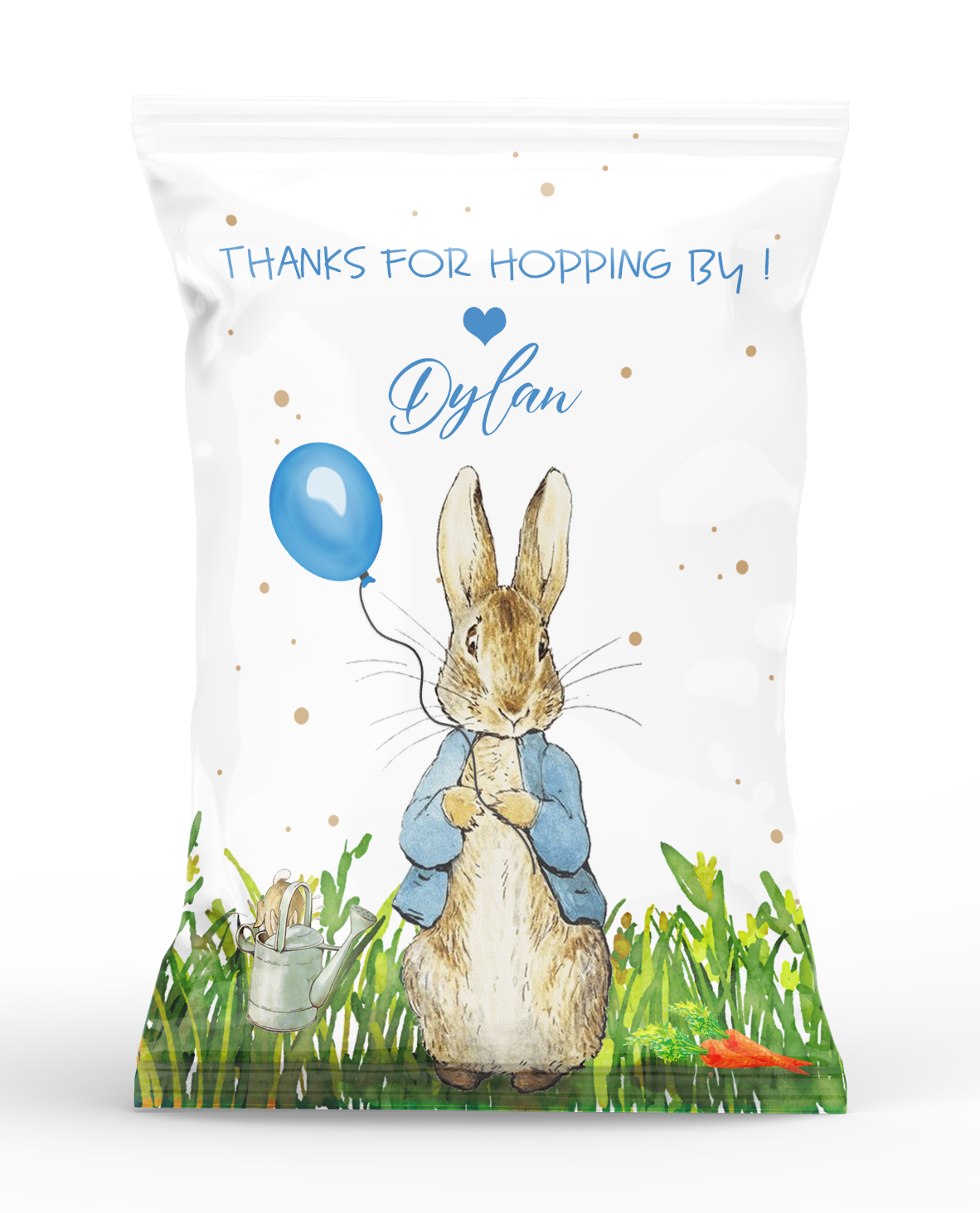 Peter Rabbit Popcorn Bag Blue Peter Rabbit