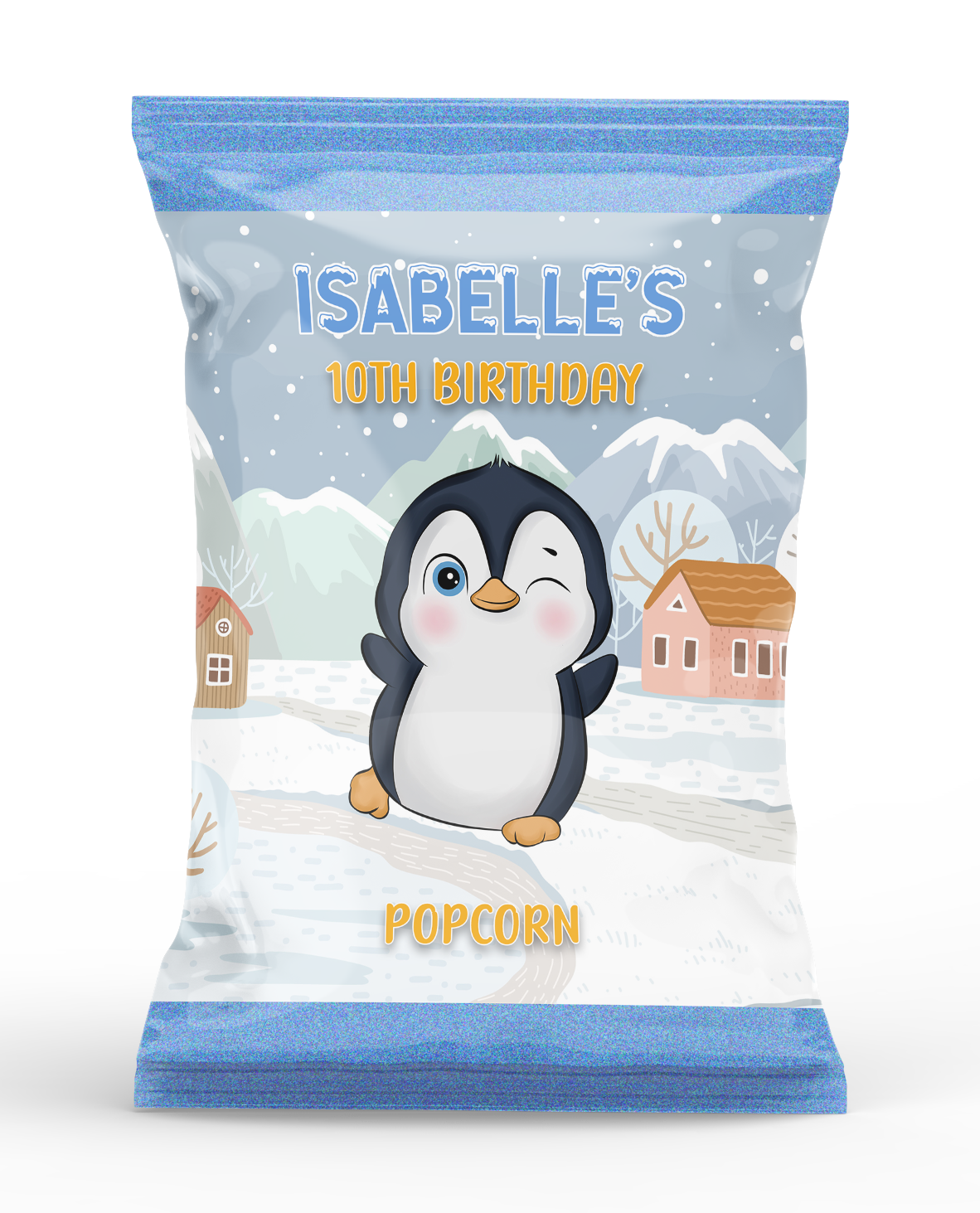 Penguin Theme Popcorn Bag