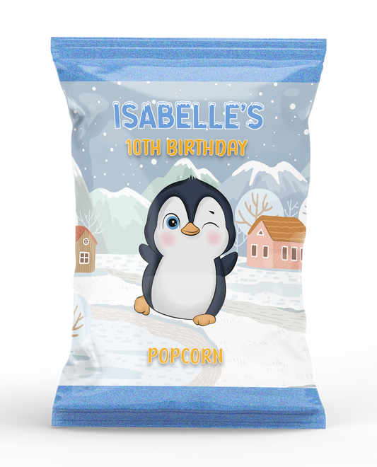 Penguin Theme Popcorn Bag