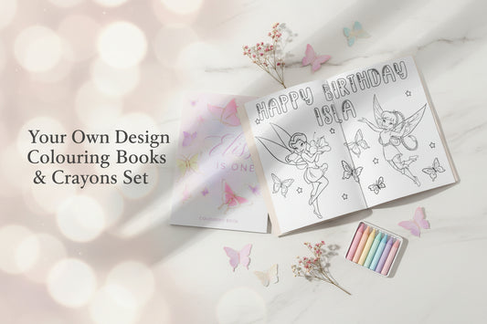 Your Own Design Colouring Books & Crayons