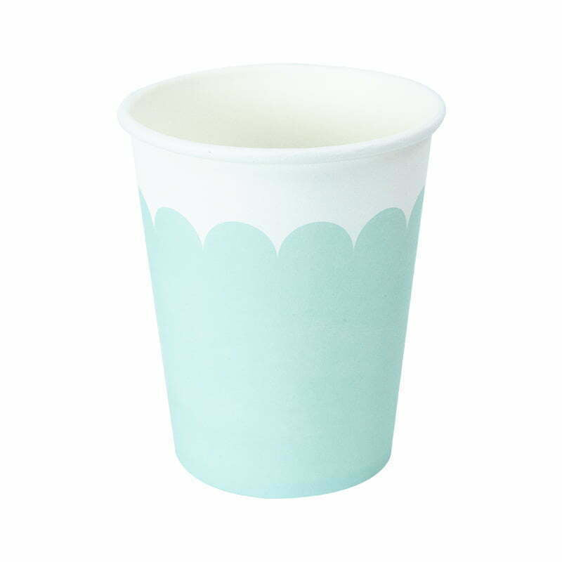 Blue Paper Cups