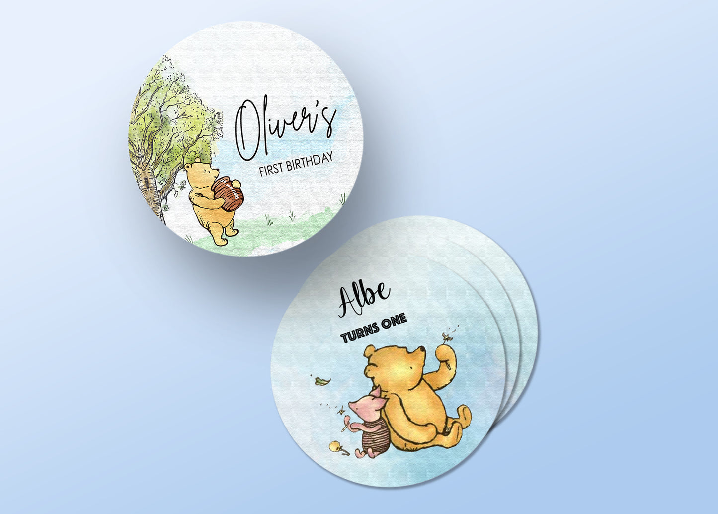 Winnie the Pooh Party Stickers Pack